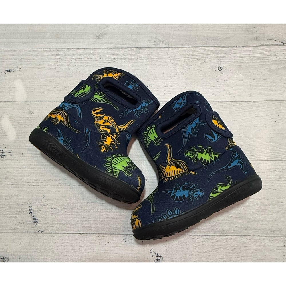 BOGs baby bogs toddler snow shoe boots dinosaur print little kids size 4